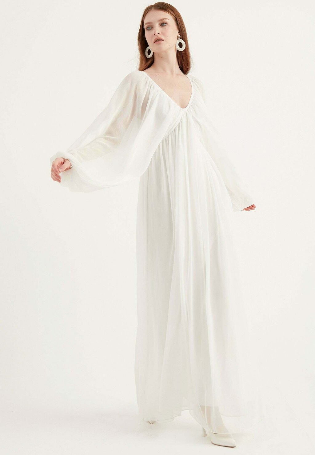 

Длинное платье Long Chiffon Dress Titus, белый