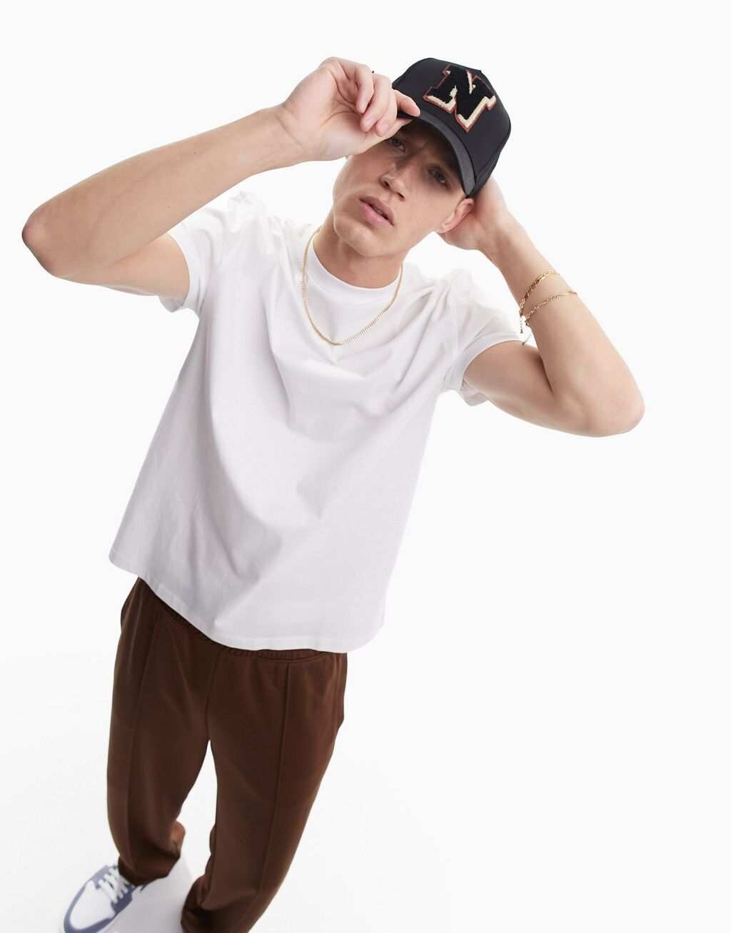 

Белая свободная футболка ASOS DESIGN, Белый