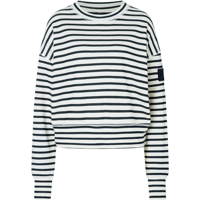 

Женский свитер Krissini Stripe из органического материала Super.Natural, белый