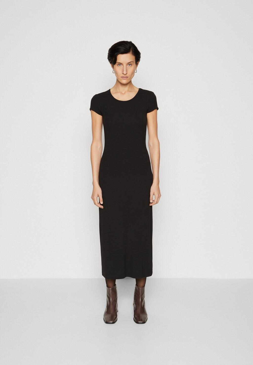 

Платье-футляр Cap Sleeve Dress Calvin Klein, черный
