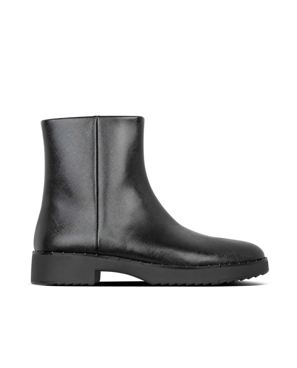 

Женские лаковые ботильоны с боковой молнией черного цвета FitFlop, черный