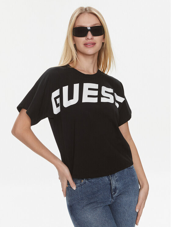 

Футболка стандартного кроя Guess, черный