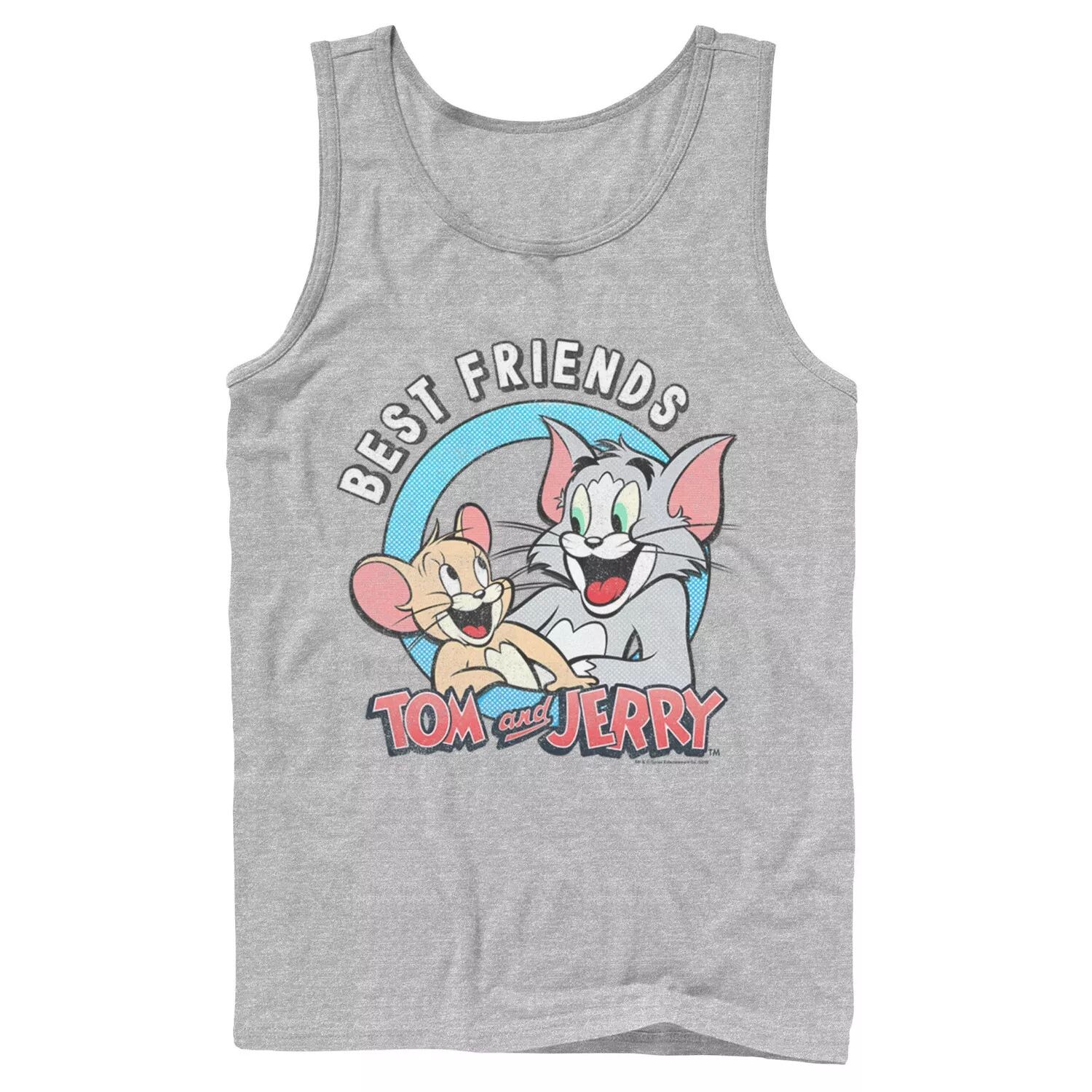 

Мужская майка с портретом Tom And Jerry Best Friends Licensed Character