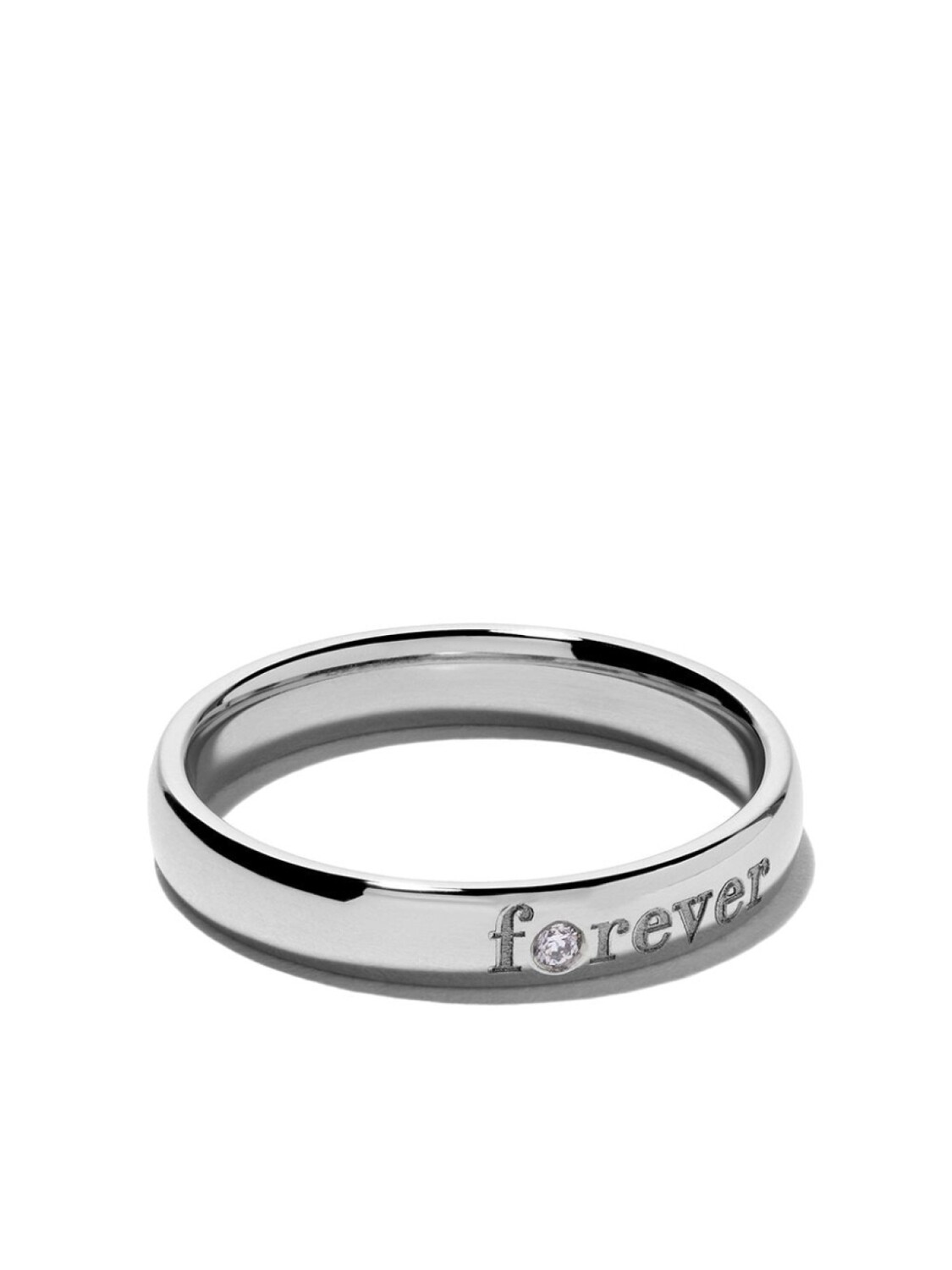 

Кольцо Forever из платины с бриллиантами De Beers Jewellers, серебряный