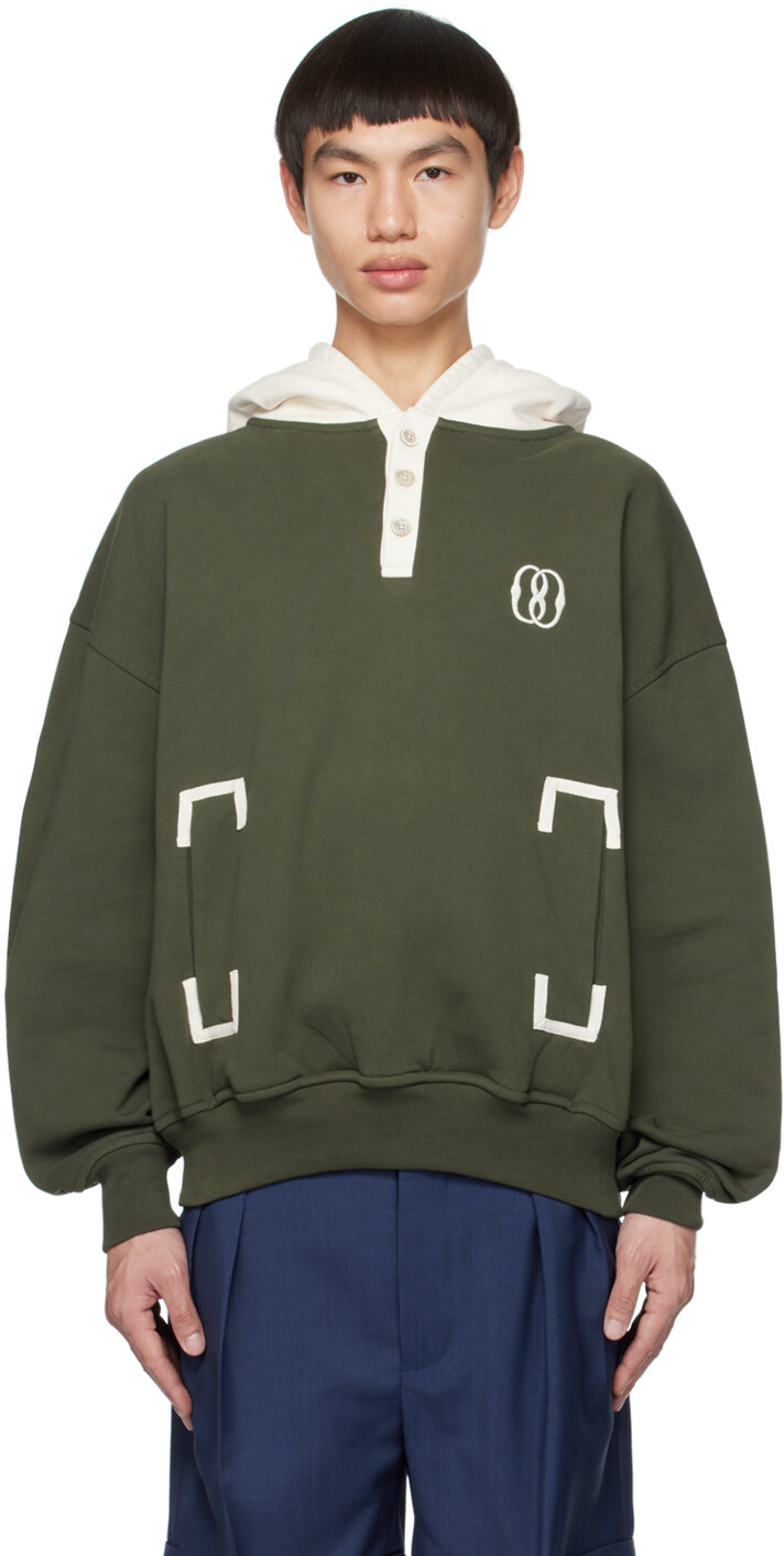 

Двухцветное худи Bally Off-White & Khaki