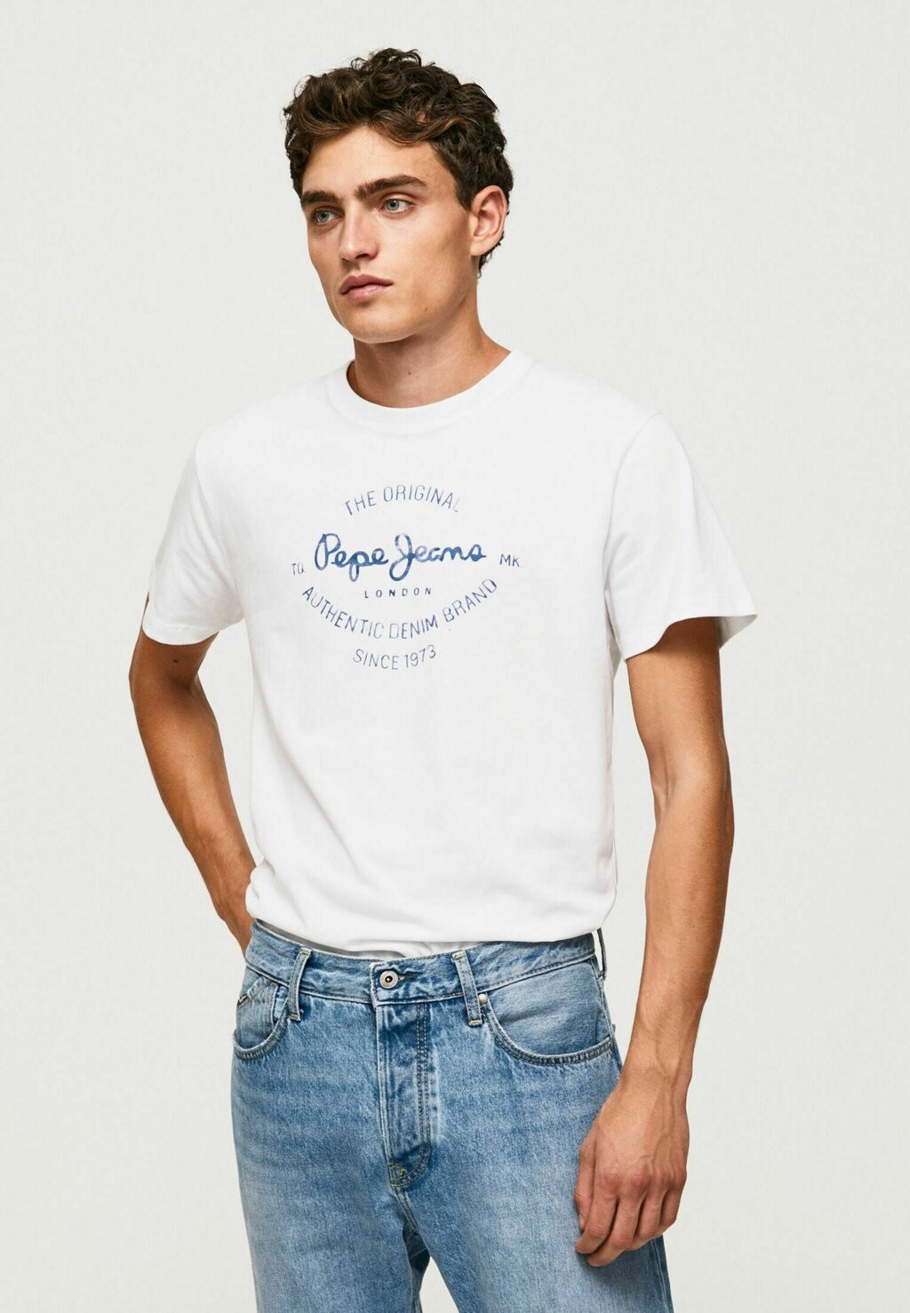 

Футболка с принтом Pepe Jeans, белый