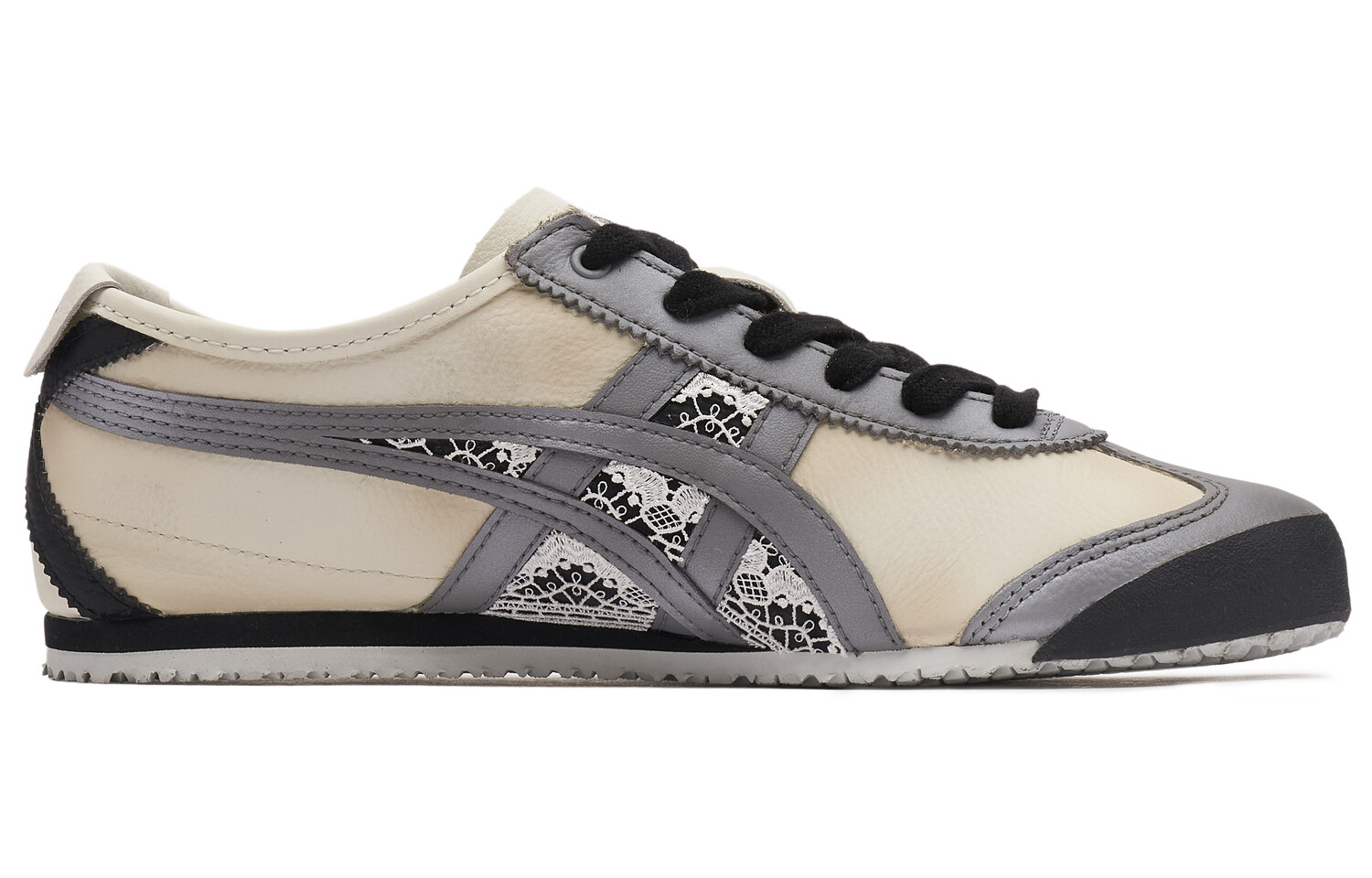 

Кроссовки Onitsuka Tiger Lifestyle Shoes Unisex Low-top Silver/Rice/Black, черный