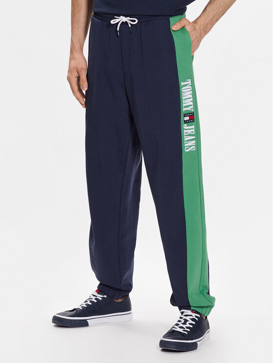

Спортивные брюки свободного кроя Tommy Jeans, синий