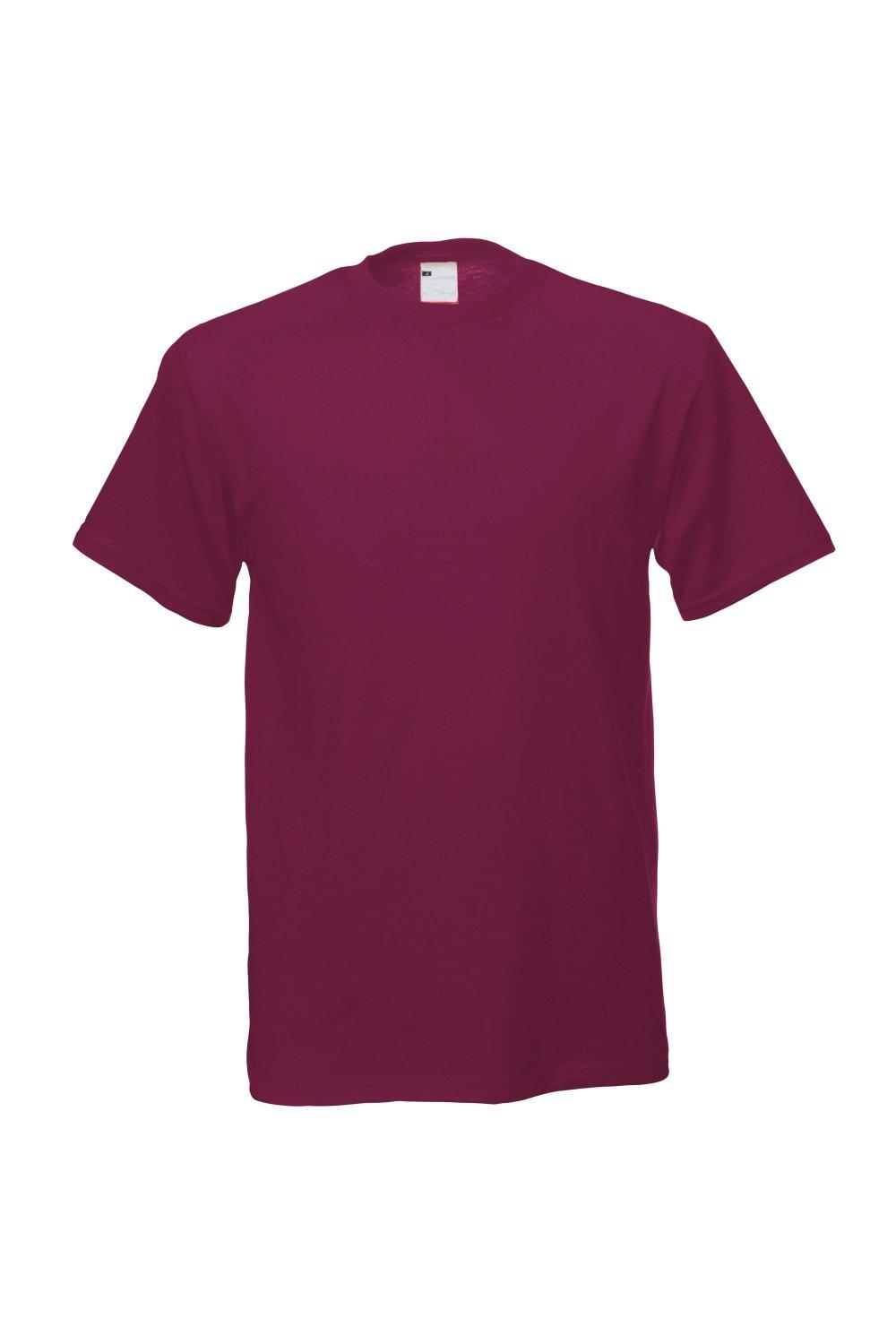 Повседневная футболка с коротким рукавом Universal Textiles, красный мужская футболка бабочка 2xl серый меланж