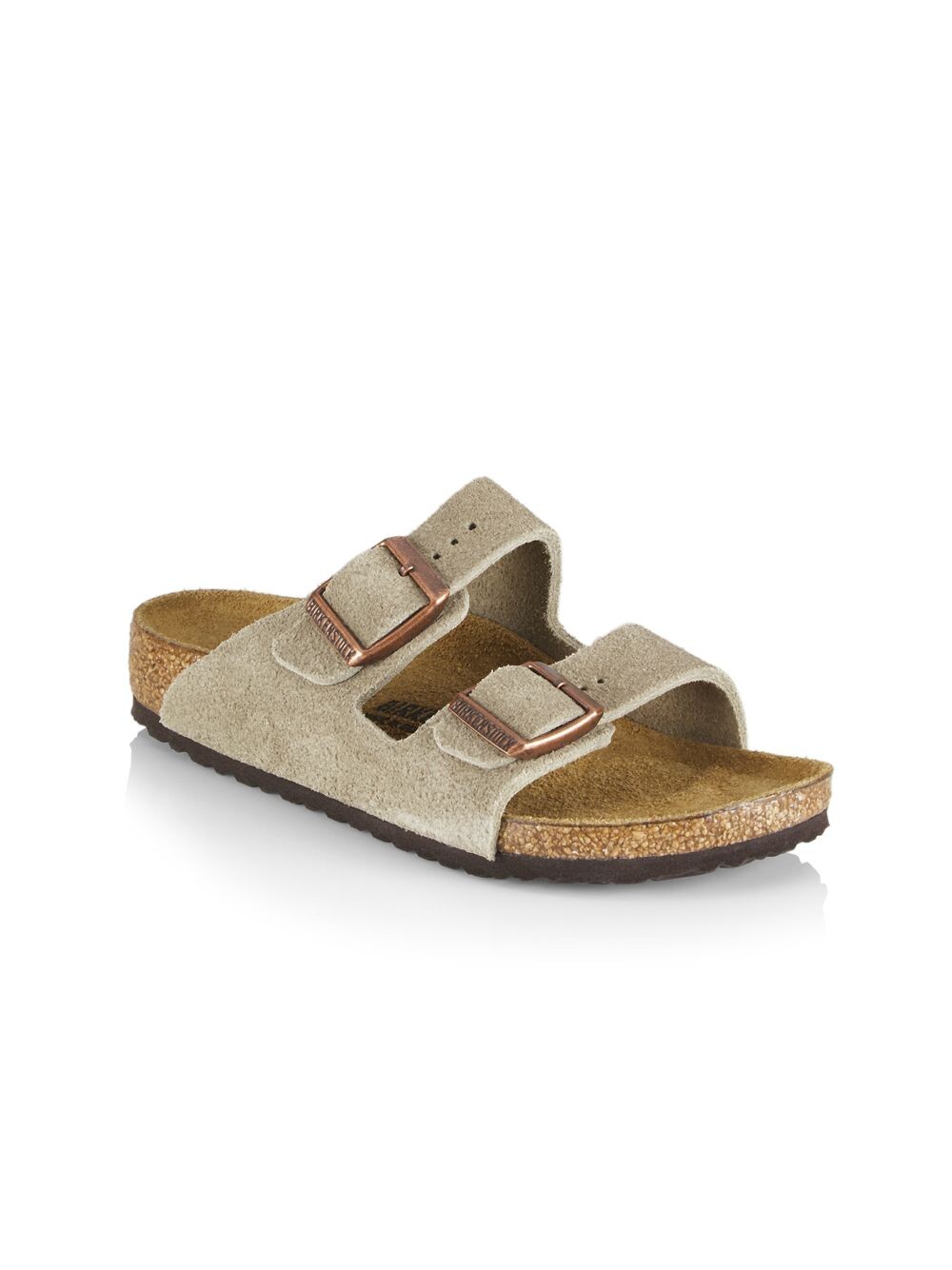 

Детские замшевые сандалии Arizona с двойной пряжкой Birkenstock