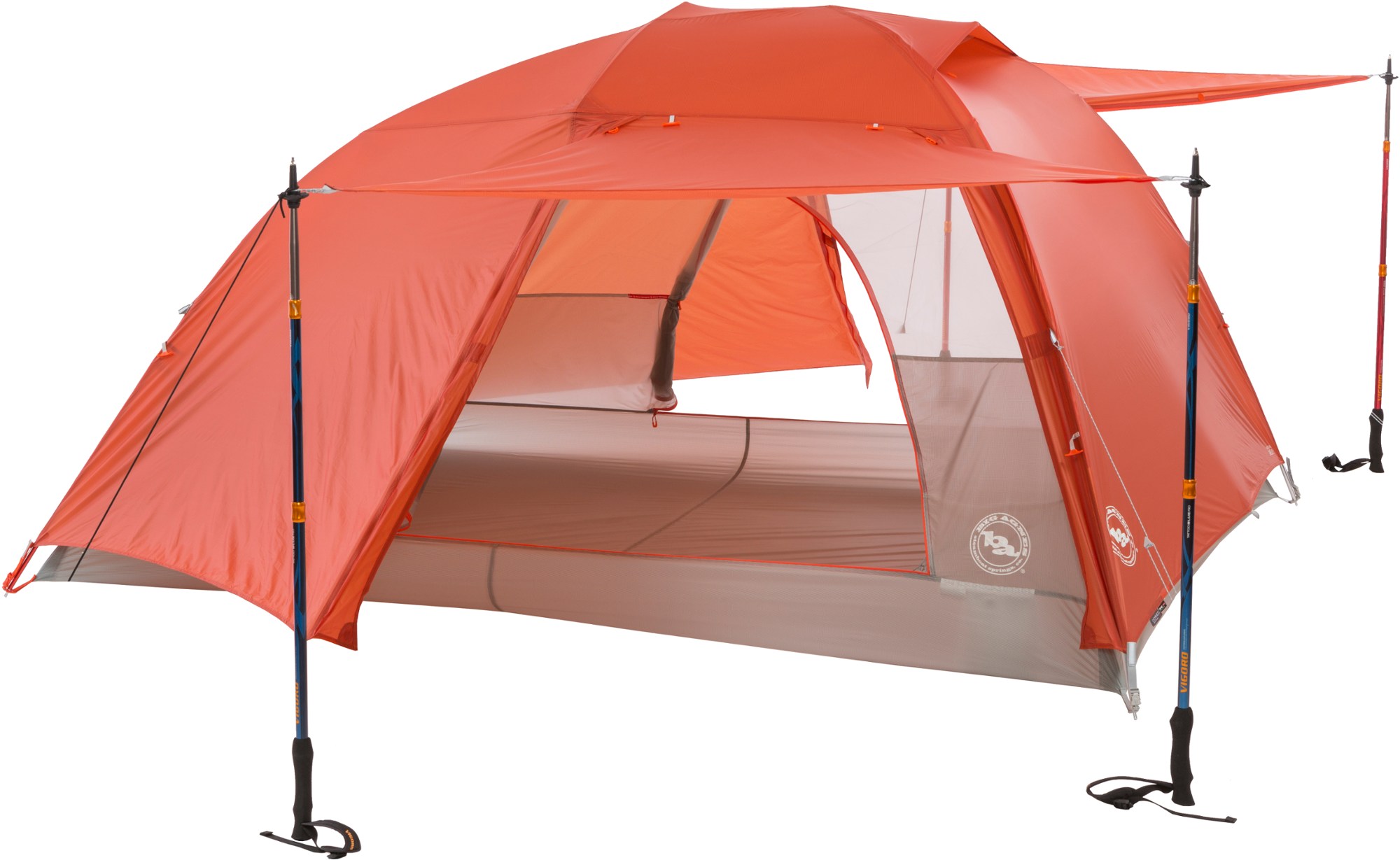 Медная палатка HV UL3 Big Agnes, оранжевый цена и фото