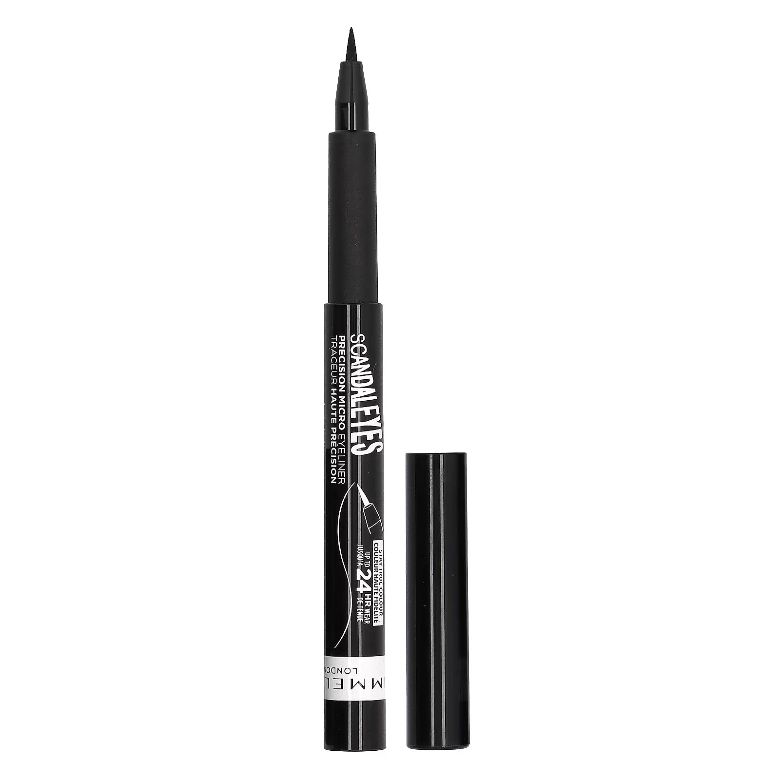 

Rimmel London Scandaleyes Micro Eyeliner 001 Черный, 0,037 жидкой унции (1,1 мл)