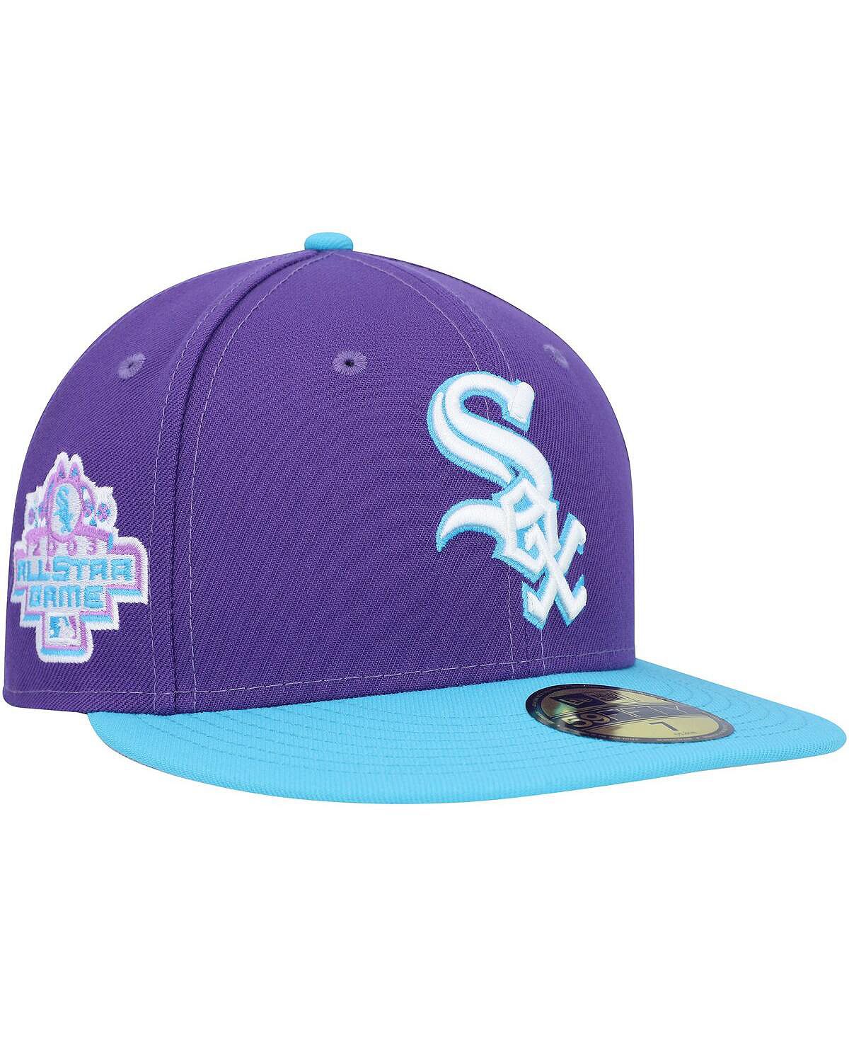 Мужская фиолетовая приталенная кепка Chicago White Sox Vice 59FIFTY New Era