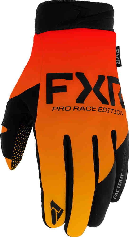 Перчатки для мотокросса Cold Cross Lite FXR, оранжевый/черный перчатки для мотокросса cold cross lite fxr желтый черный