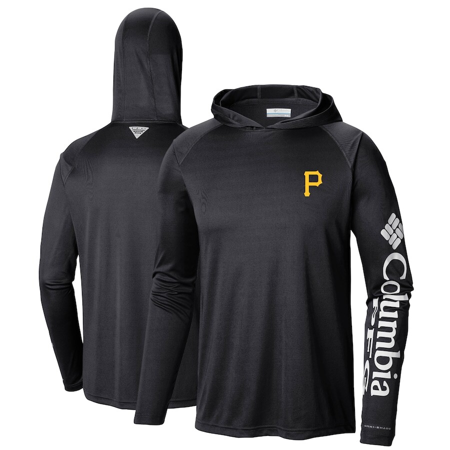 

Футболка с длинным рукавом Columbia Pittsburgh Pirates, черный