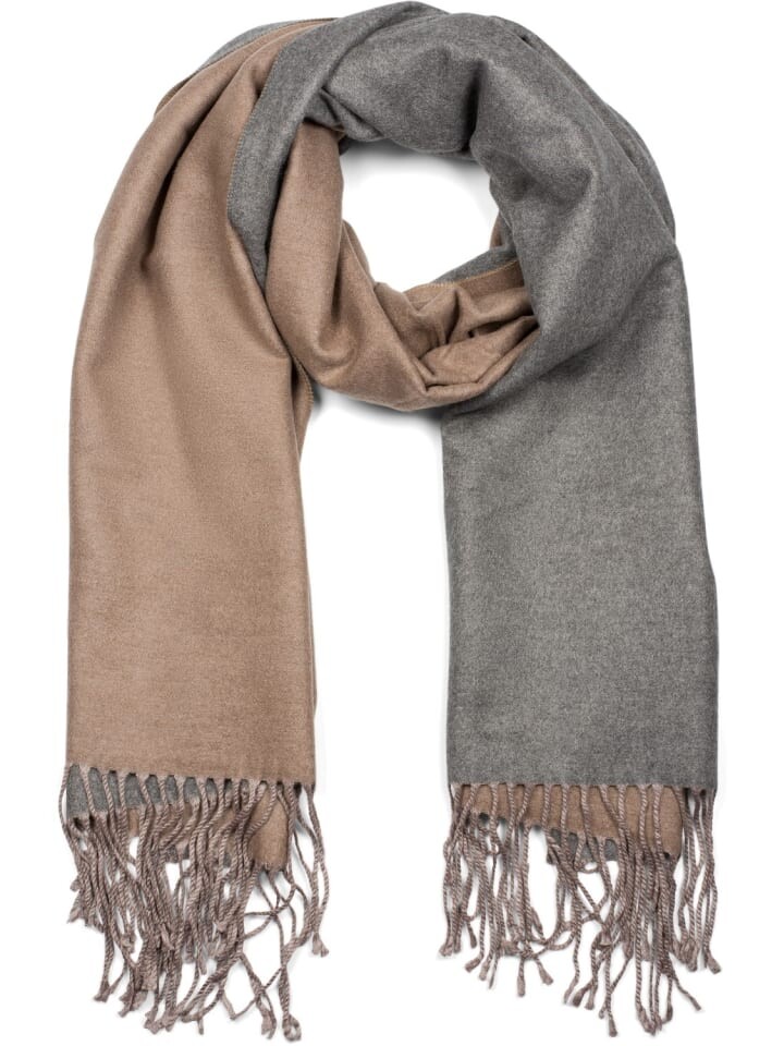 

Шарф styleBREAKER, цвет taupe/dunkelgrau