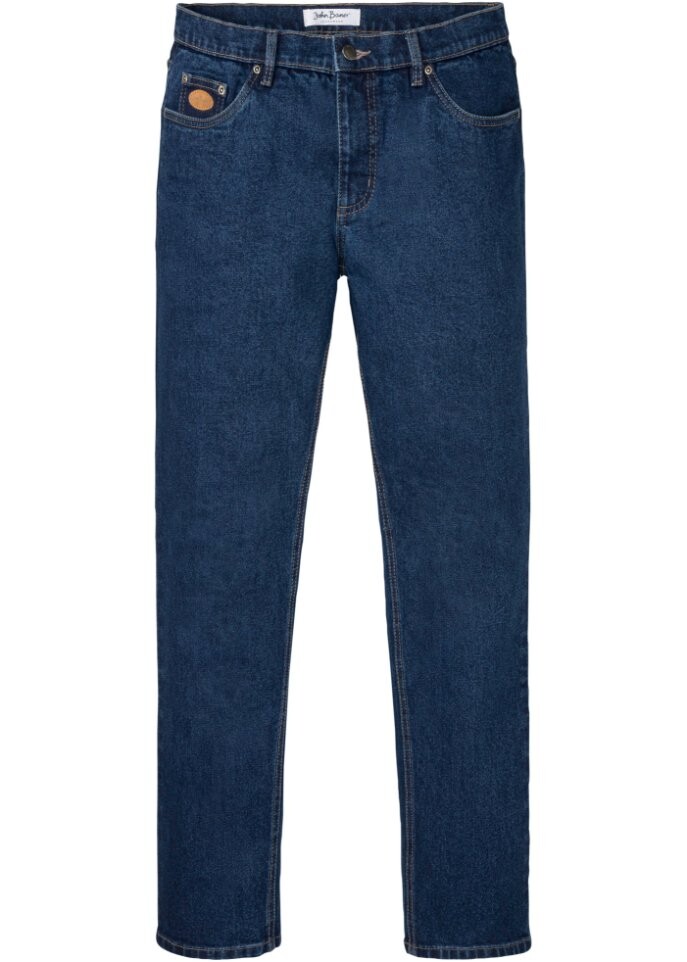 

Джинсы эластичного кроя обычного кроя зауженные John Baner Jeanswear, синий