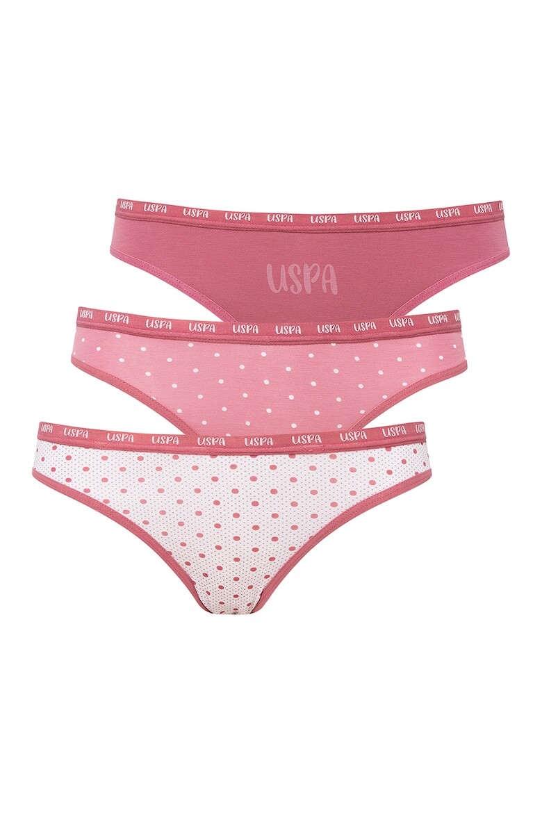 

Бикини с логотипом - 3 пары U S Polo Assn , белый