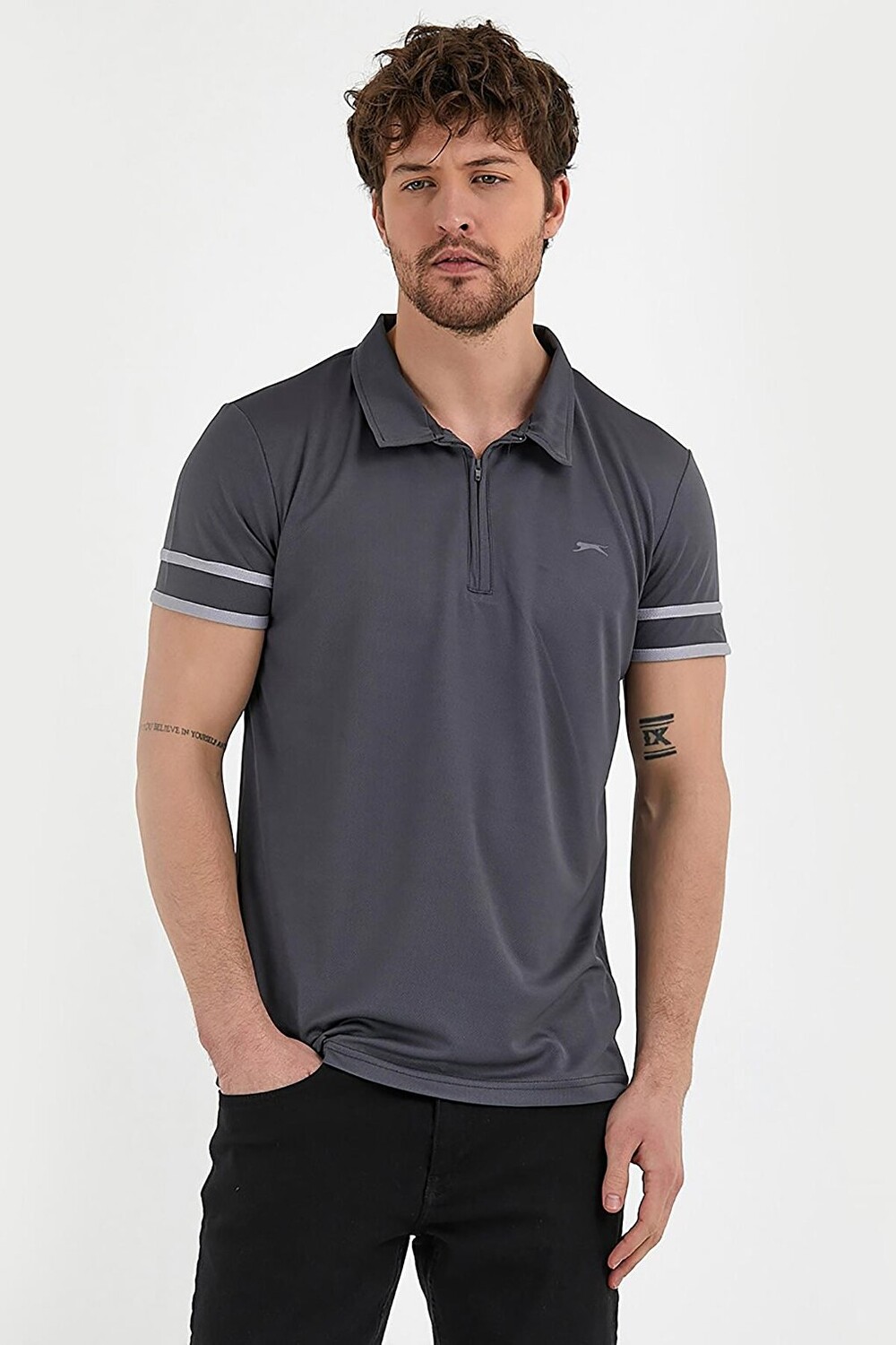 

REDMOND Мужская футболка темно-серая SLAZENGER, Серый