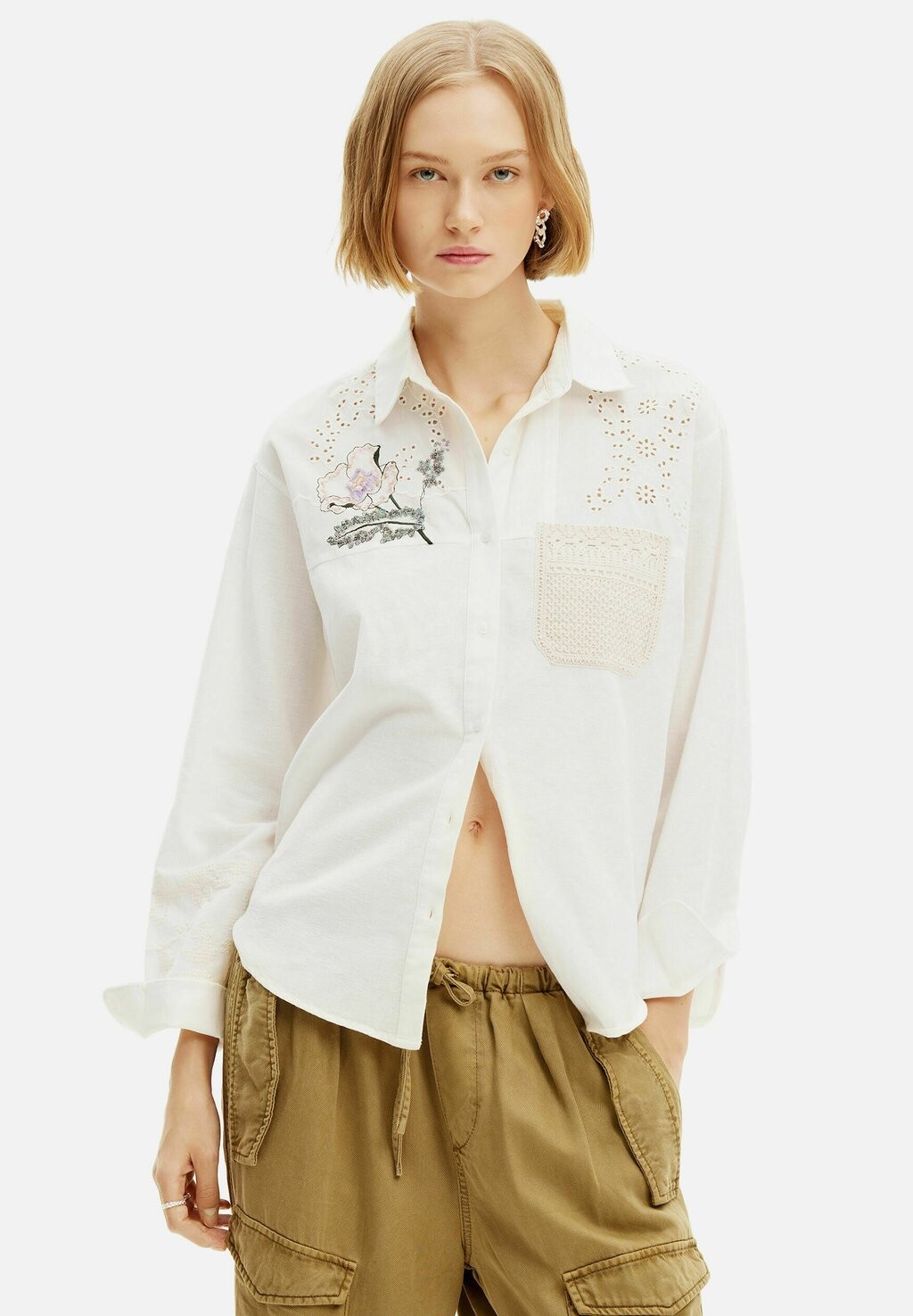 

Рубашка Desigual, белый