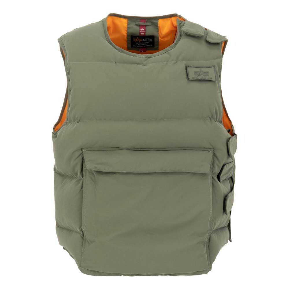 

Жилет Alpha Industries Protector Puffer, зеленый