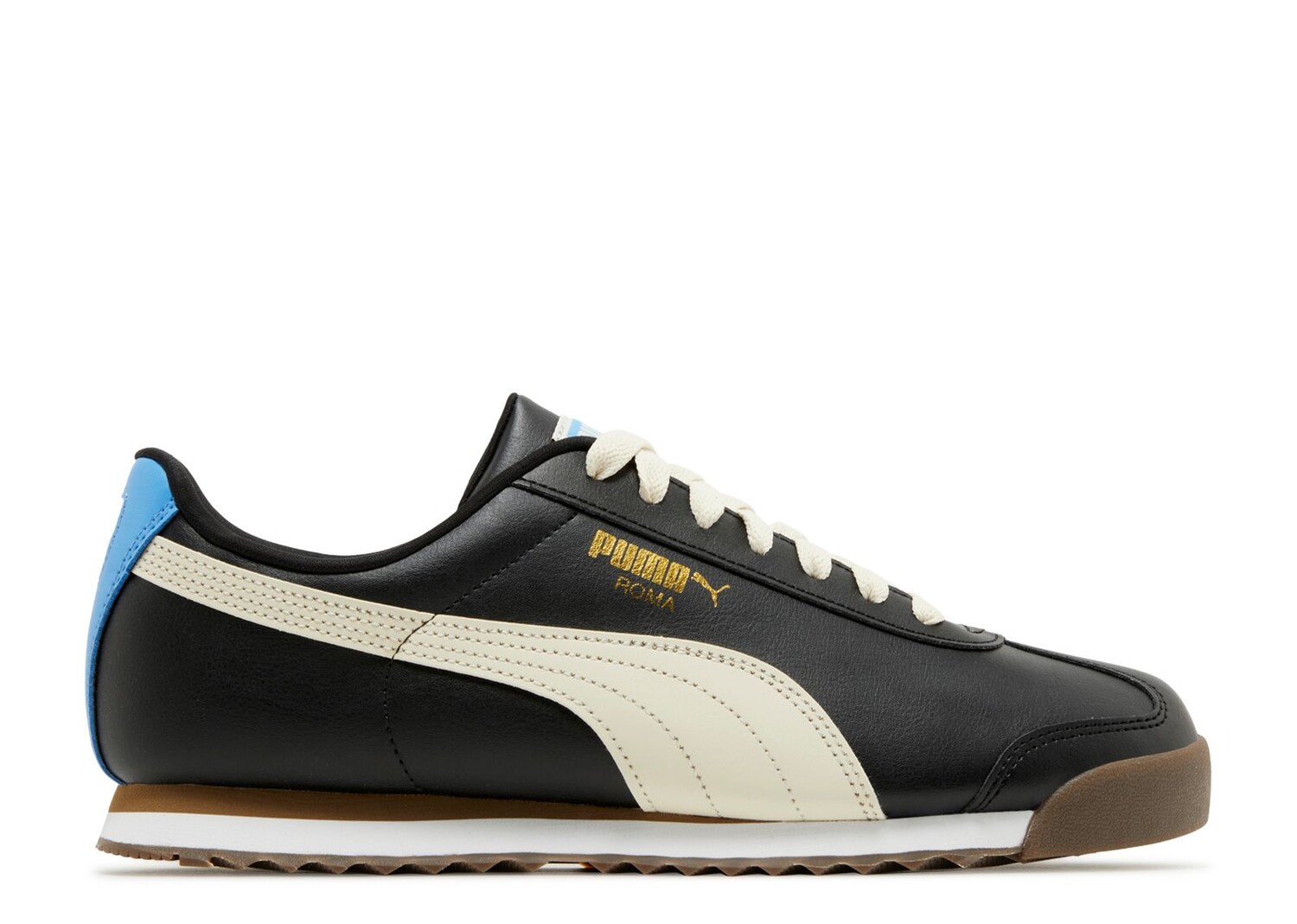 Кроссовки Puma Roma Basic Plus 'Black Regal Blue', черный кроссовки roma basic plus puma черный