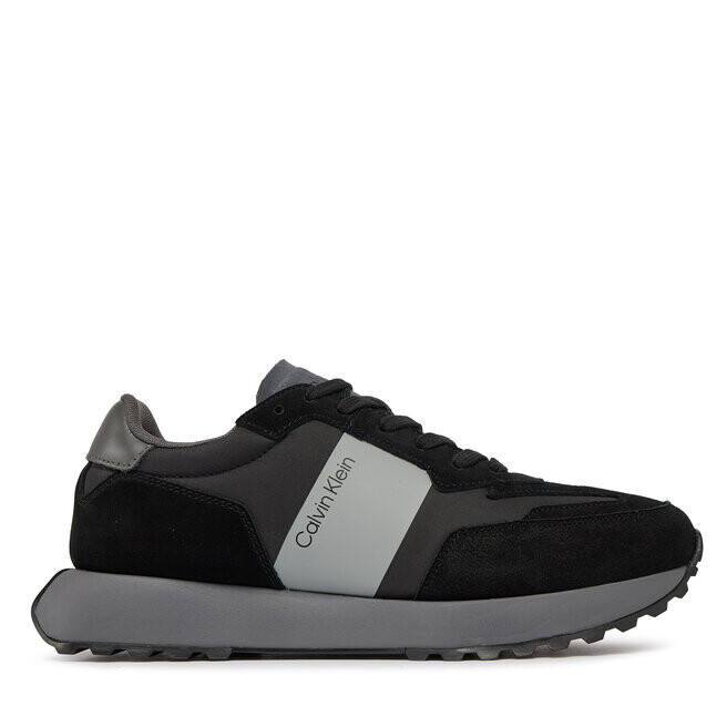 

Кроссовки Calvin Klein Low Top Lace Up Mix HM0HM00497 Black/Magnet 0GL, черный