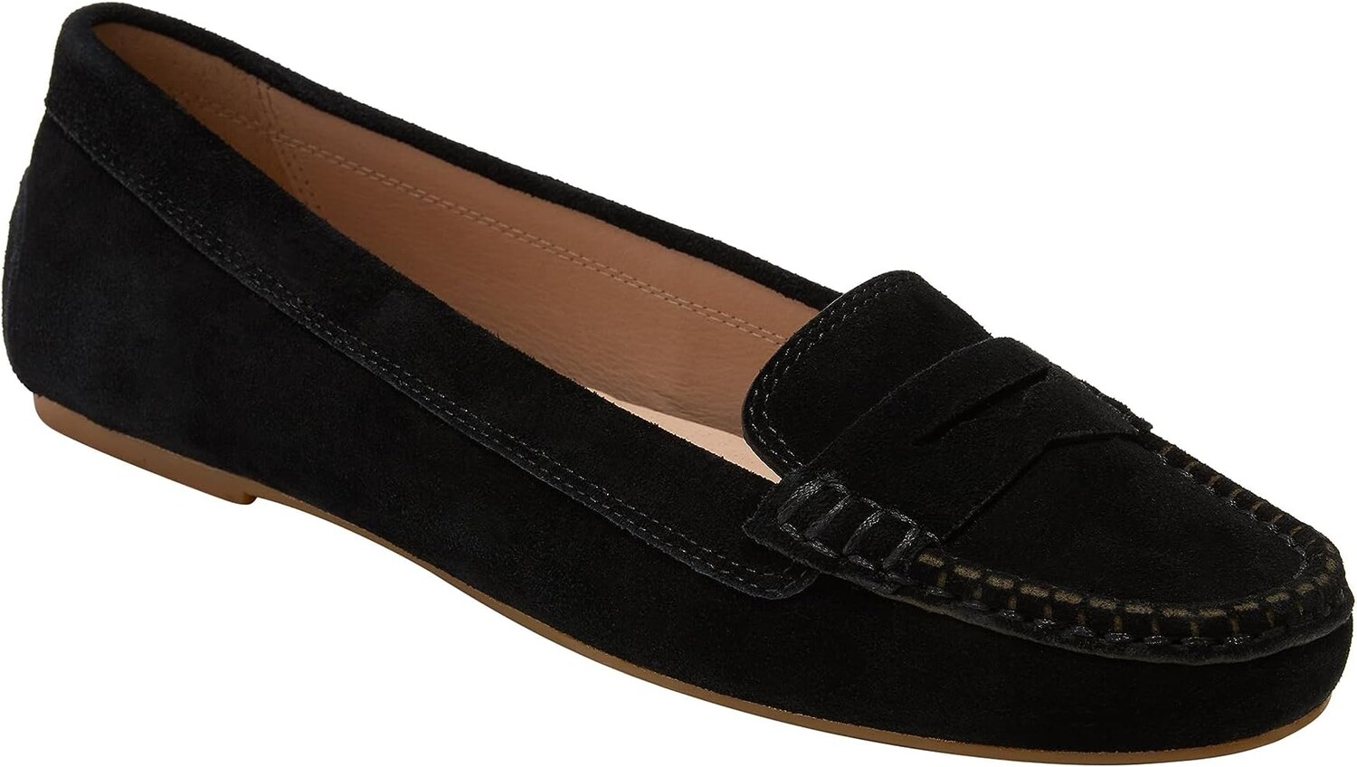 

Балетки Meyers Penny Moc - Suede Jack Rogers, черный