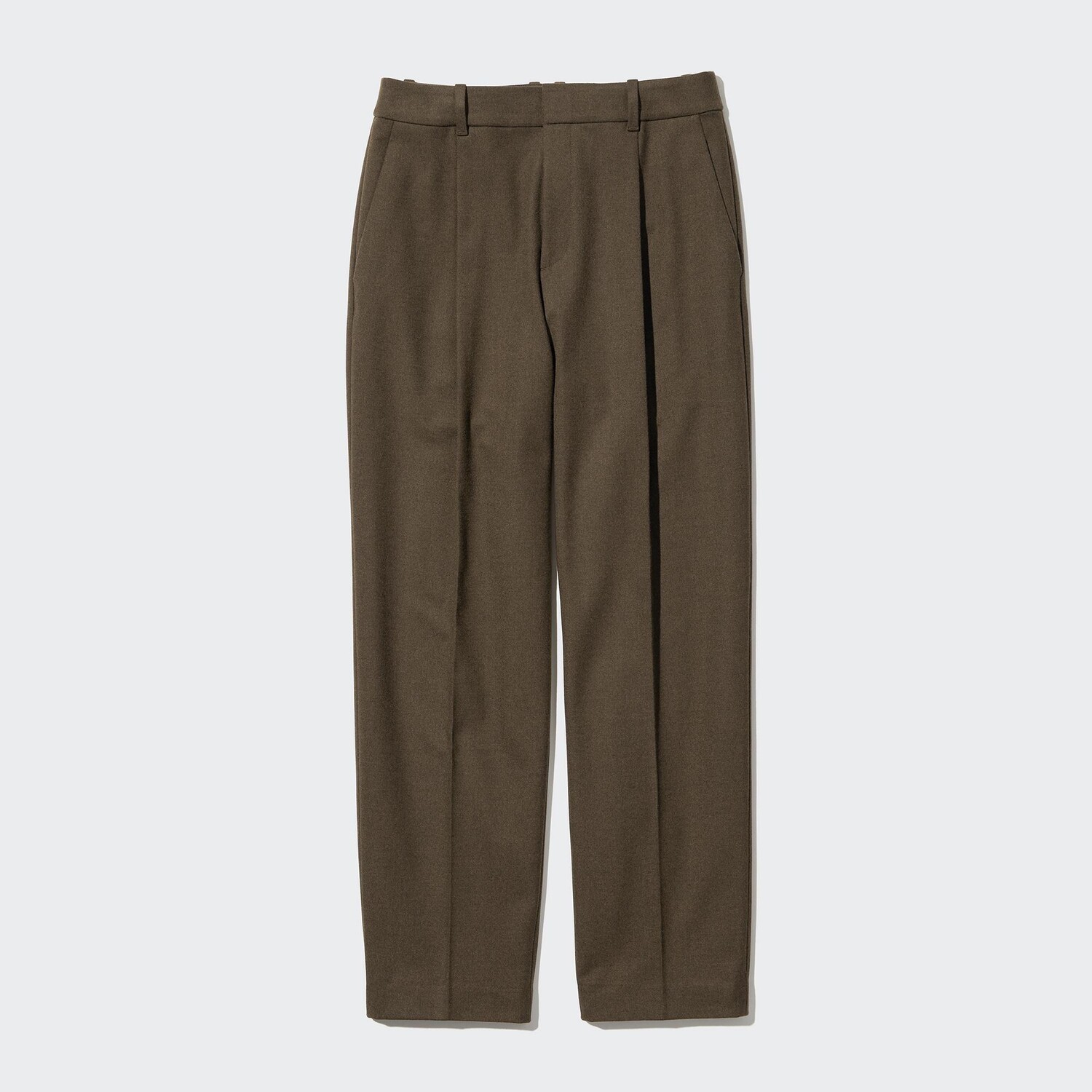 

Брюки UNIQLO Heattech с защипами, оливковый, Зеленый