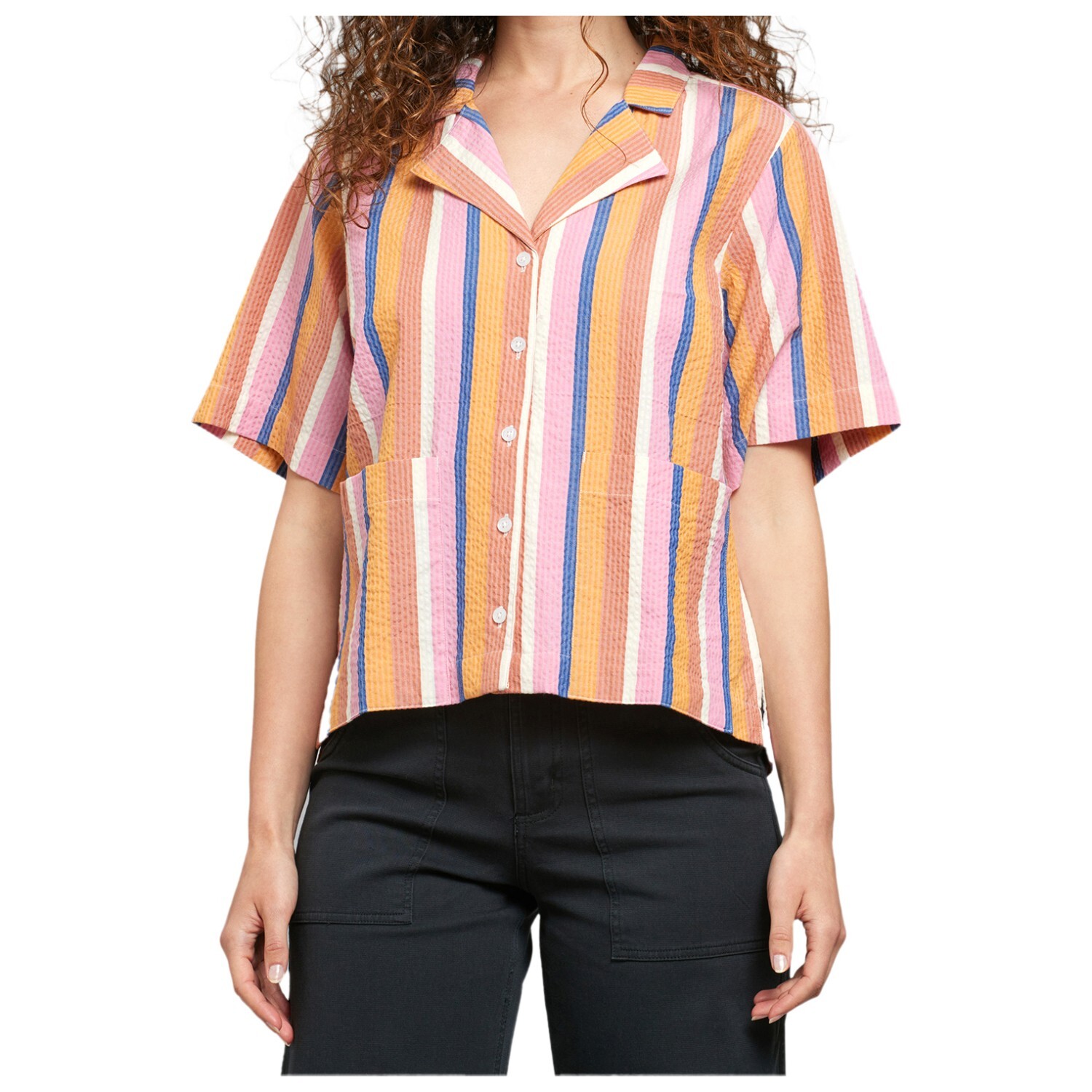 

Блузка Dedicated Women's Shirt Valje, цвет Multi Color Stripes