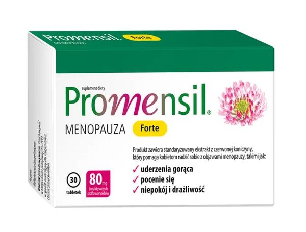 цена Препарат, облегчающий симптомы менопаузы Promensil Forte, 30 шт