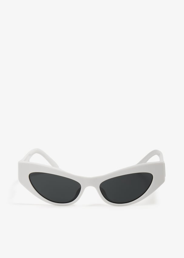 Солнцезащитные очки Dolce&Gabbana DG Essentials, белый цена и фото