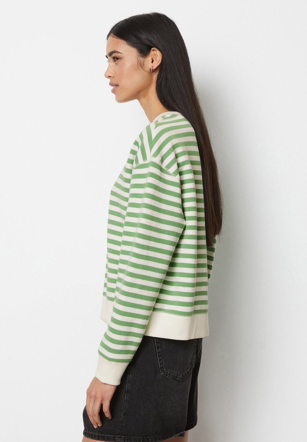 

Толстовка GESTREIFTES S Marc O'Polo DENIM, зеленый