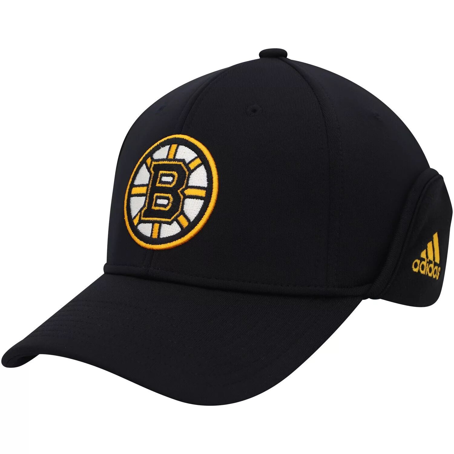

Мужская черная кепка с наушниками adidas Boston Bruins