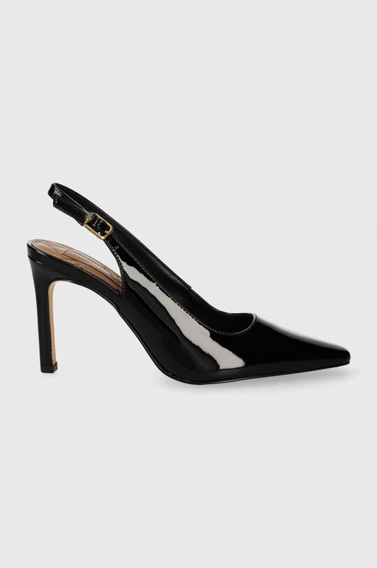 

Кожаные туфли на высоком каблуке с открытой пяткой Regent 90 Kurt Geiger London, черный