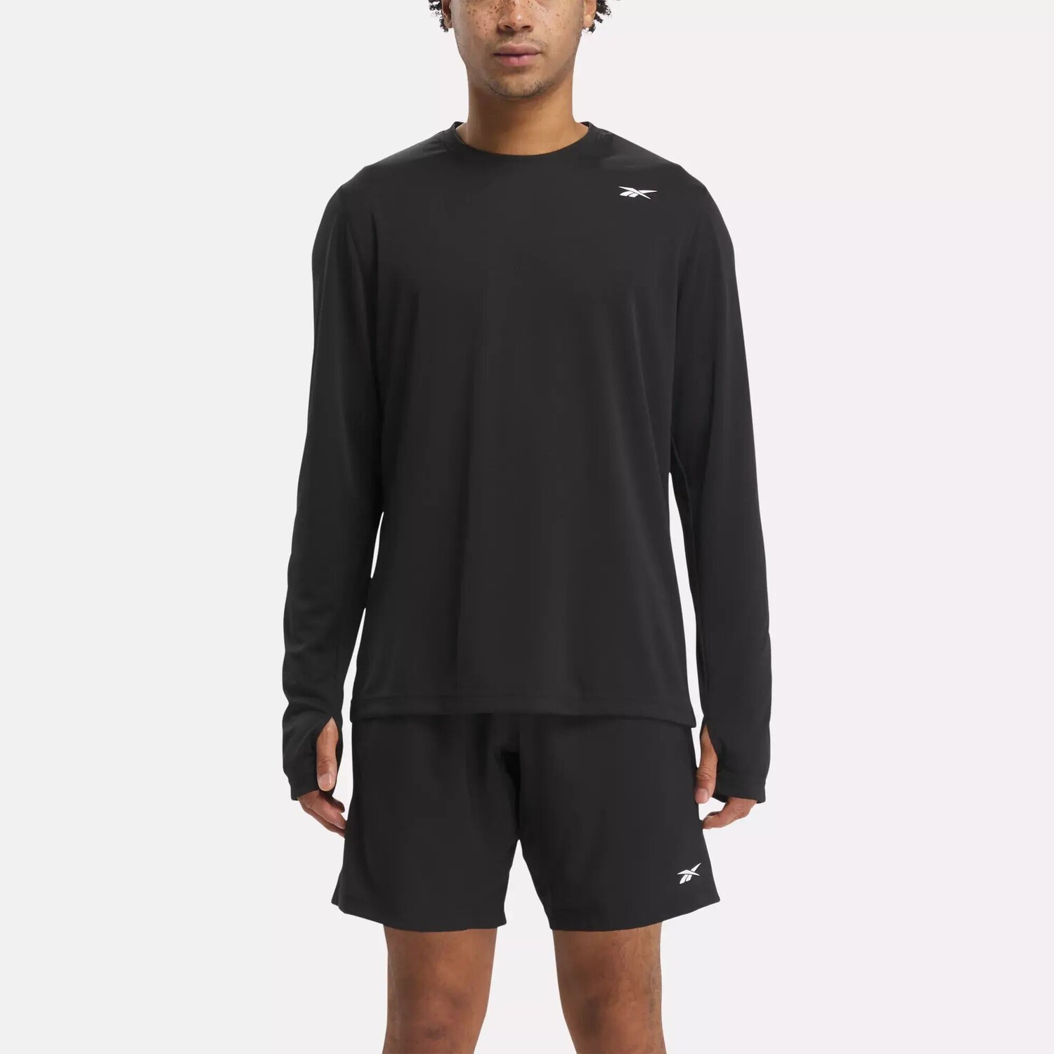

Футболка с длинными рукавами Training Tech Reebok, черный