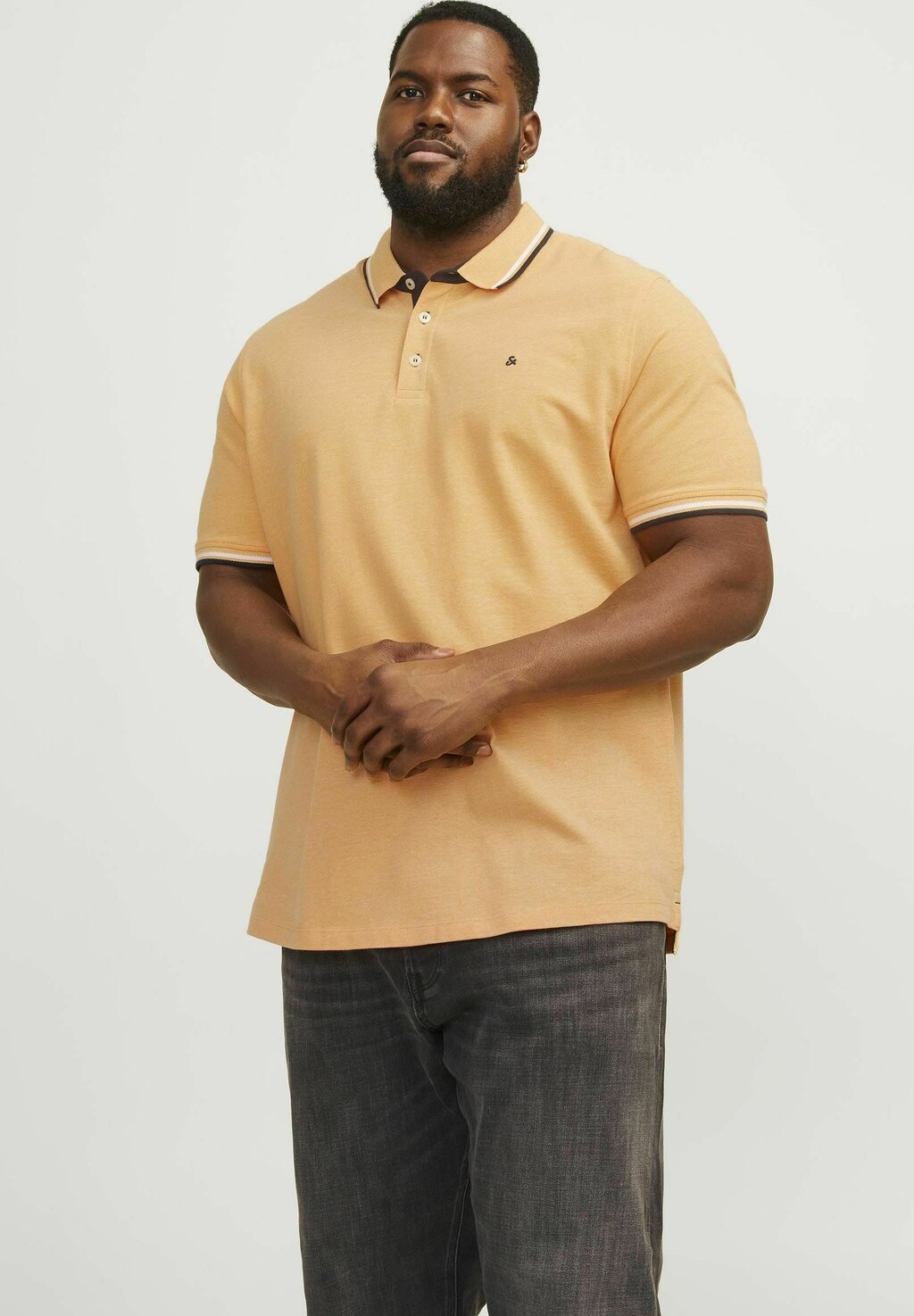 

Поло Jjepaulos Jack & Jones, абрикос