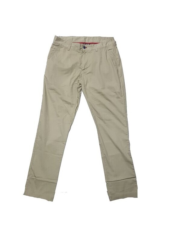 

Брюки из ткани regular fit Ea7 Emporio Armani, бежевый