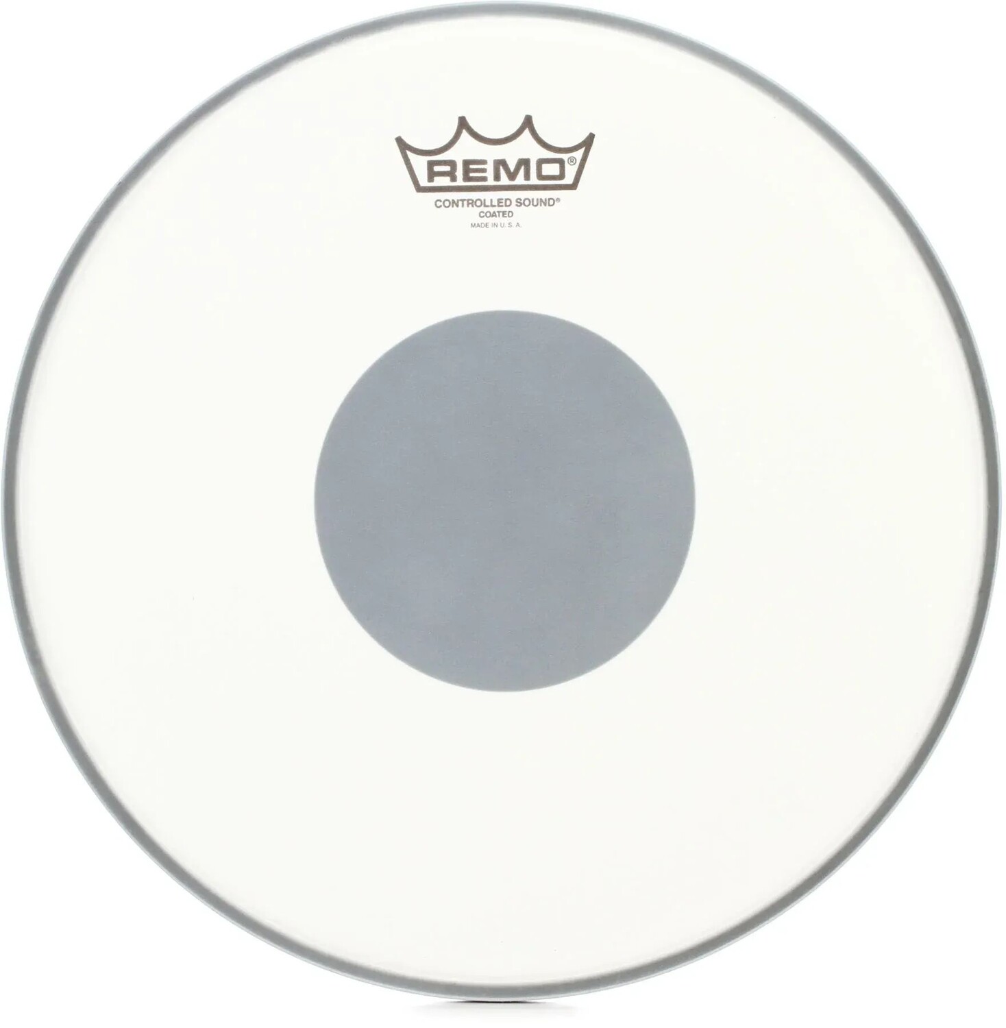 

Пластик Remo Controlled Sound Coated, 12 дюймов, с черной точкой