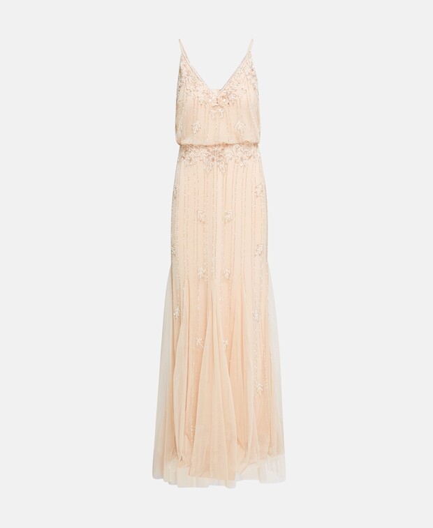 

Вечернее платье Lace & Beads, абрикос