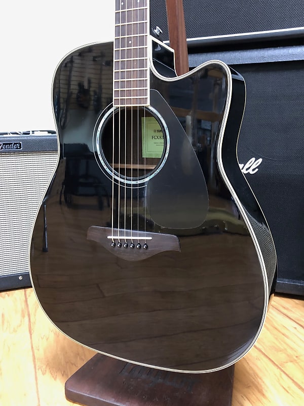 Акустическая гитара Yamaha FGX830C Acoustic Guitar - Black акустическая гитара aria 131up stbl