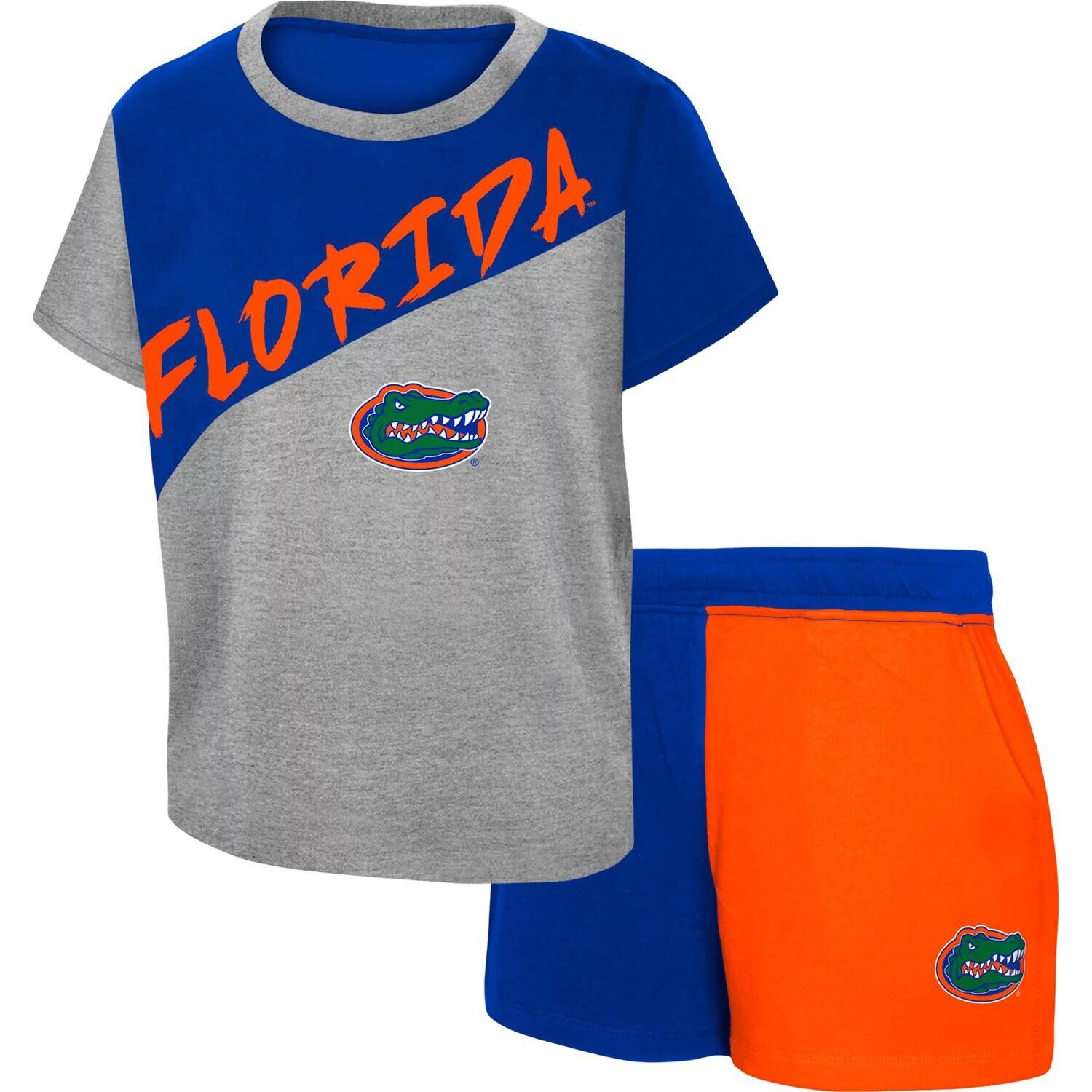 

Комплект из футболки и шорт «Florida Gators Super Star» для малышей Heather Grey Outerstuff