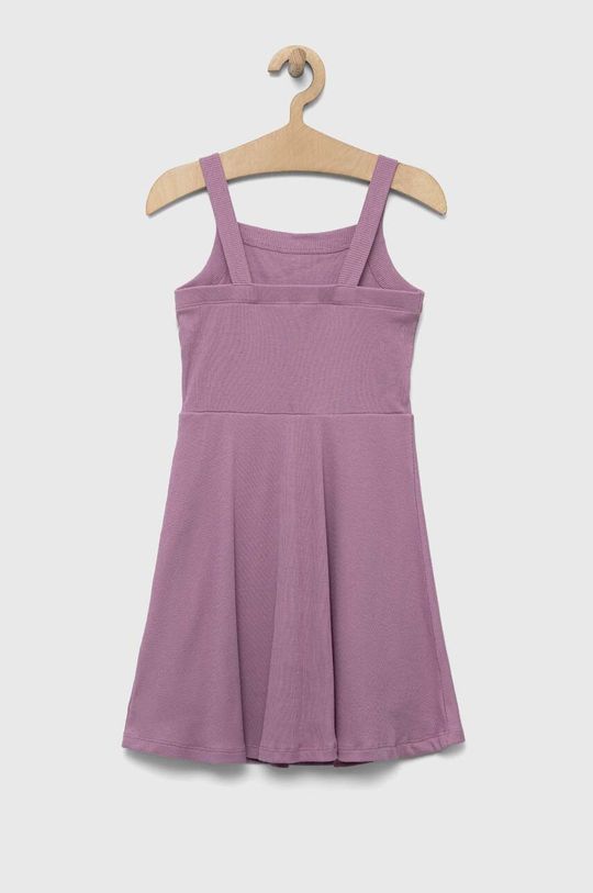 Платье из хлопка для маленькой девочки Gap, фиолетовый