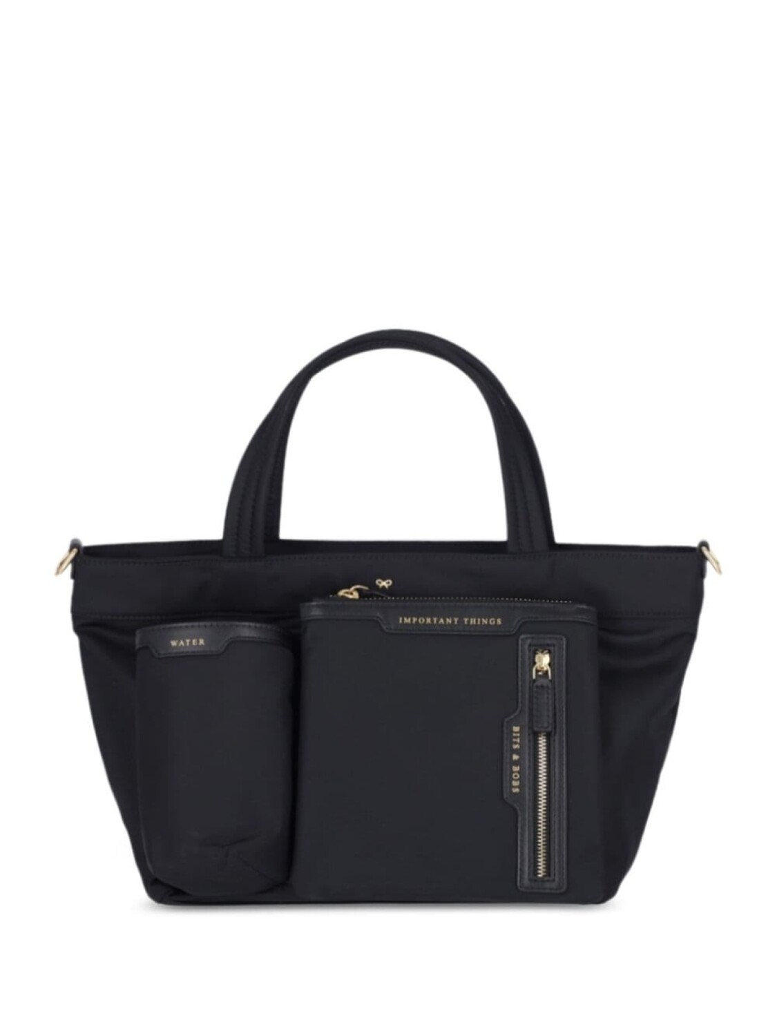 

Мини-сумка Anya Hindmarch E/W с несколькими карманами, черный
