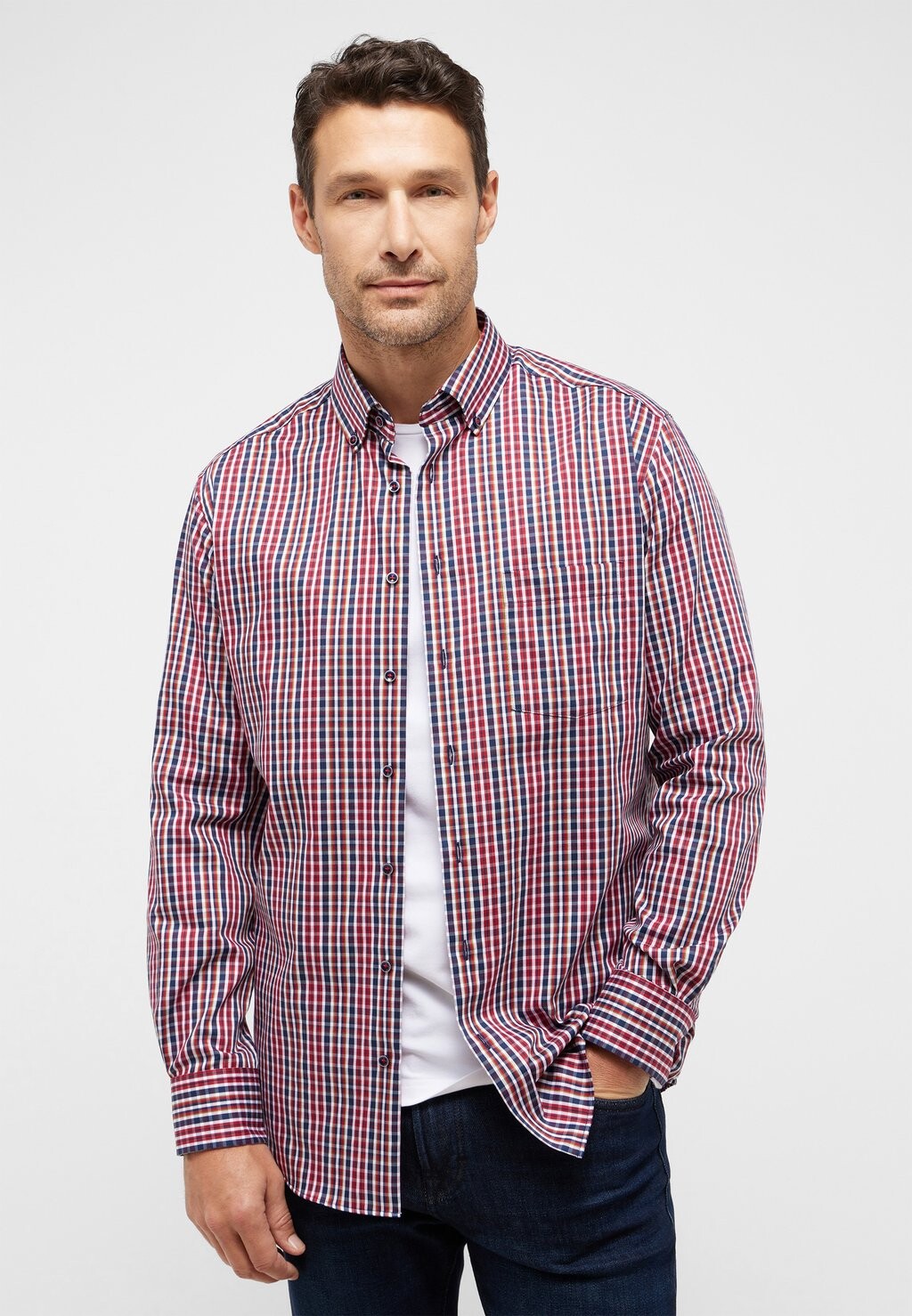 

Рубашка MODERN FIT Eterna, цвет rot