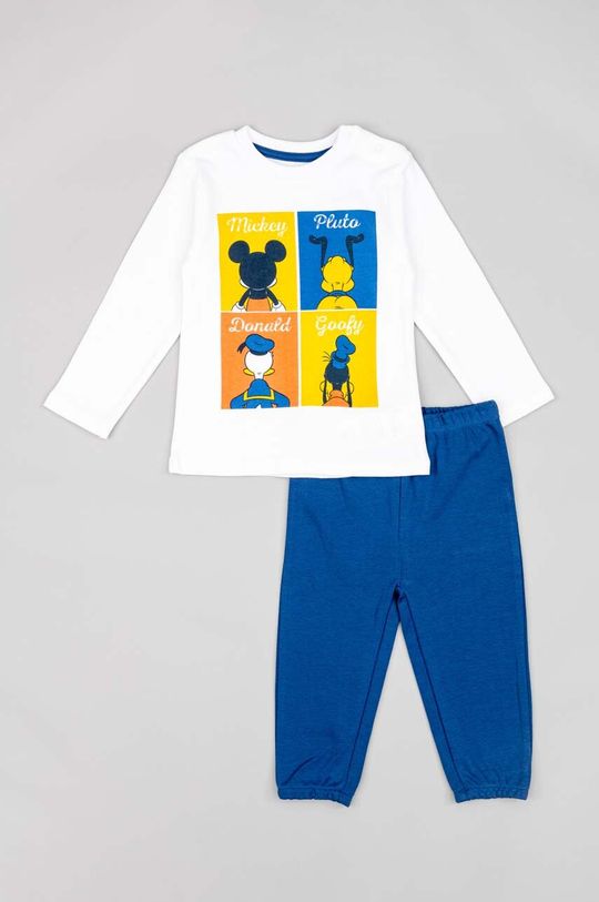 Яркая шерстяная пижама для детей Zippy, темно-синий