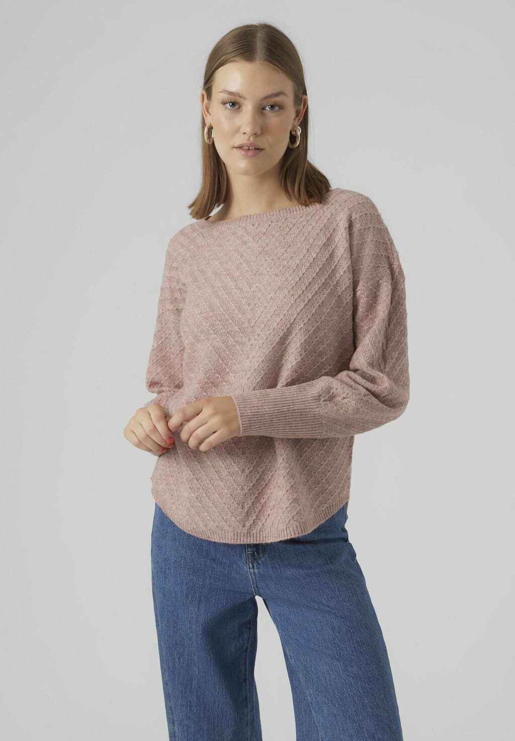 

Свитшот Vero Moda VMANJASTINNA LS GA EXC, цвет woodrose