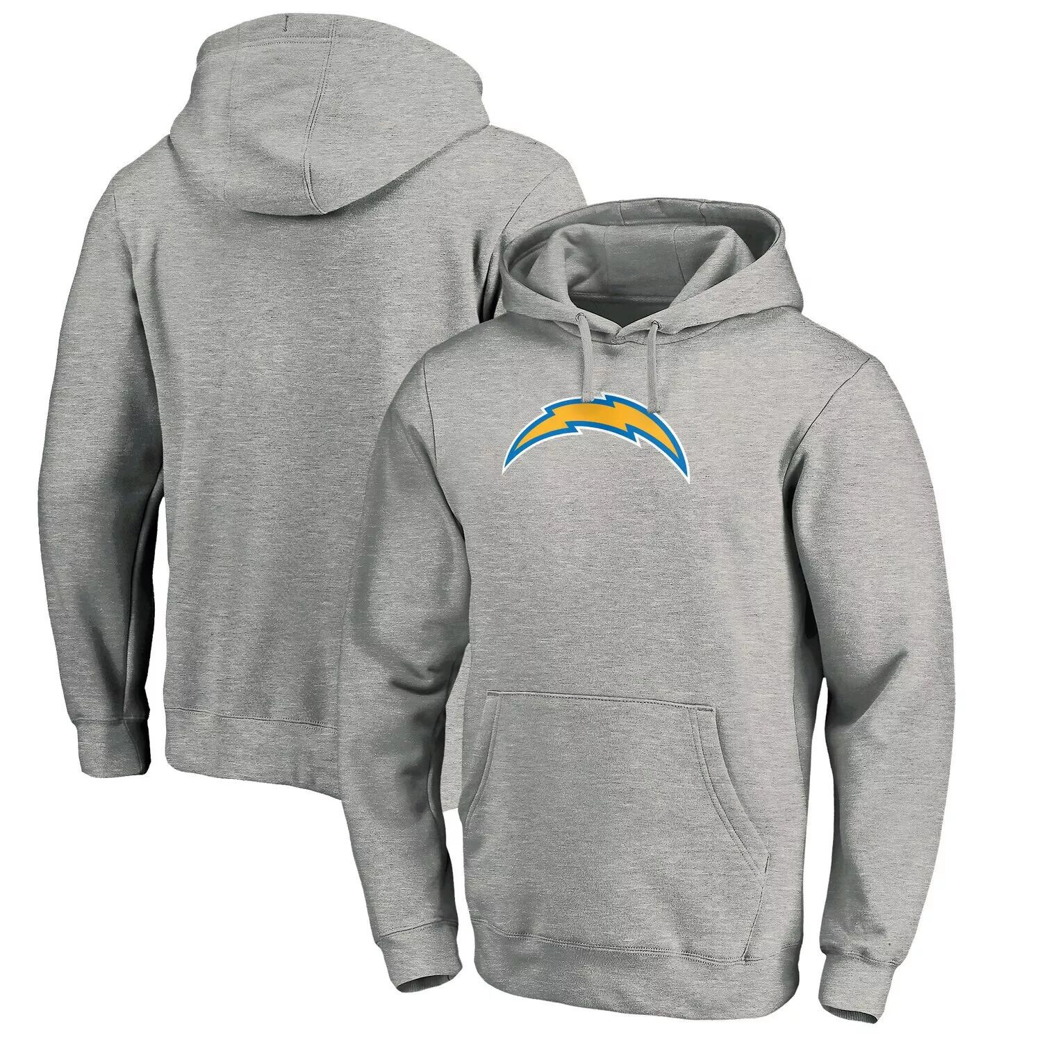 

Мужской пуловер с капюшоном с логотипом Los Angeles Chargers Big & Tall Primary Logo Fanatics