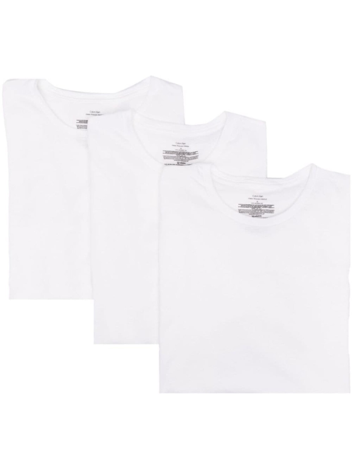 

Футболка Calvin Klein из хлопка с круглым вырезом (упаковка из трех штук), белый