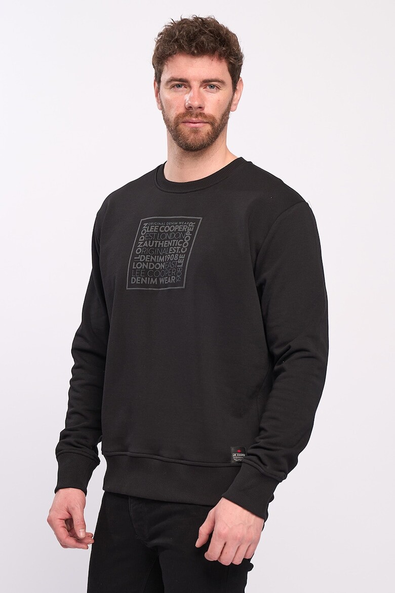 

Толстовка из хлопка с принтом Lee Cooper, черный